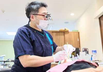 土台となる歯の処置